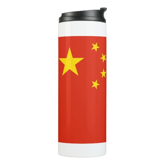 Thermische Tumbler met vlag van China Thermosbeker (Gedraaid links)