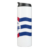Thermische Tumbler met vlag van Cincinnati, Vereni Thermosbeker (Geroteerd rechts)