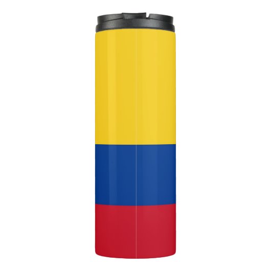 Thermische Tumbler met vlag van Colombia Thermosbeker (Achterkant)