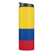 Thermische Tumbler met vlag van Colombia Thermosbeker (Geroteerd rechts)