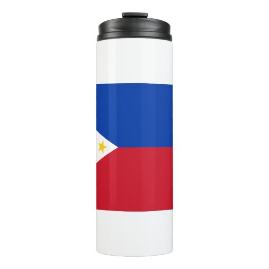 Thermische Tumbler met vlag van de Filipijnen Thermosbeker (Voorkant)