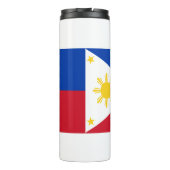 Thermische Tumbler met vlag van de Filipijnen Thermosbeker (Achterkant)