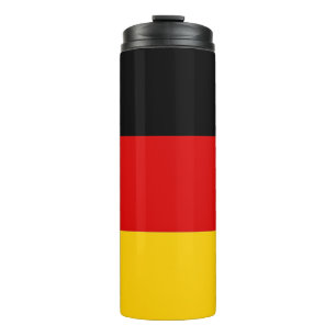 Thermische Tumbler met vlag van Duitsland Thermosbeker