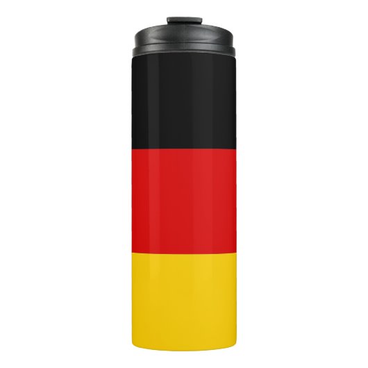 Thermische Tumbler met vlag van Duitsland Thermosbeker (Voorkant)