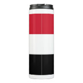 Thermische Tumbler met vlag van Egypte Thermosbeker (Achterkant)