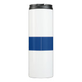 Thermische Tumbler met vlag van Finland Thermosbeker (Achterkant)