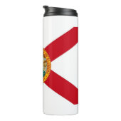 Thermische Tumbler met vlag van Florida, Verenigde Thermosbeker (Geroteerd rechts)