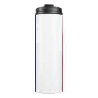 Thermische Tumbler met vlag van Frankrijk