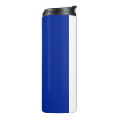 Thermische Tumbler met vlag van Frankrijk Thermosbeker (Gedraaid links)