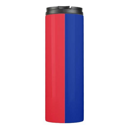 Thermische Tumbler met vlag van Frankrijk Thermosbeker (Achterkant)