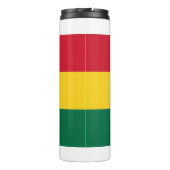 Thermische Tumbler met vlag van Ghana Thermosbeker (Achterkant)