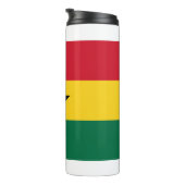 Thermische Tumbler met vlag van Ghana Thermosbeker (Geroteerd rechts)