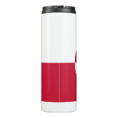 Thermische Tumbler met vlag van Groenland Thermosbeker (Achterkant)