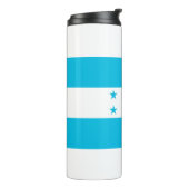 Thermische Tumbler met vlag van Honduras Thermosbeker (Gedraaid links)