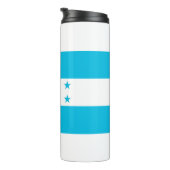 Thermische Tumbler met vlag van Honduras Thermosbeker (Geroteerd rechts)