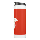 Thermische Tumbler met vlag van Hong Kong Thermosbeker (Geroteerd rechts)
