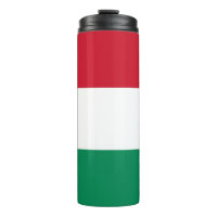 Thermische Tumbler met vlag van Hongarije