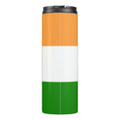 Thermische Tumbler met vlag van India Thermosbeker (Achterkant)