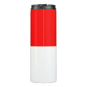 Thermische Tumbler met vlag van Indonesië Thermosbeker (Achterkant)