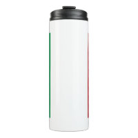 Thermische Tumbler met vlag van Italië