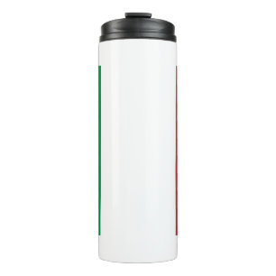 Thermische Tumbler met vlag van Italië Thermosbeker