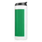 Thermische Tumbler met vlag van Italië Thermosbeker (Gedraaid links)