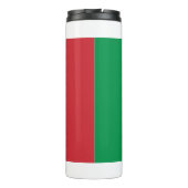 Thermische Tumbler met vlag van Italië Thermosbeker (Achterkant)