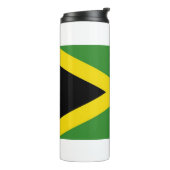Thermische Tumbler met vlag van Jamaica Thermosbeker (Gedraaid links)