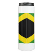 Thermische Tumbler met vlag van Jamaica Thermosbeker (Achterkant)