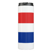 Thermische Tumbler met vlag van Kroatië Thermosbeker (Achterkant)