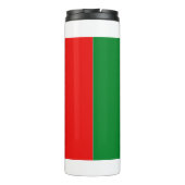 Thermische Tumbler met vlag van Los Angeles, Veren Thermosbeker (Achterkant)