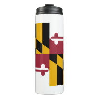 Thermische Tumbler met vlag van Maryland, Verenigd