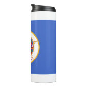 Thermische Tumbler met vlag van Minnesota, Verenig Thermosbeker (Geroteerd rechts)
