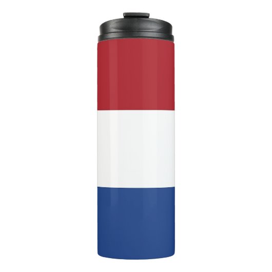 Thermische Tumbler met vlag van Nederland Thermosbeker (Voorkant)