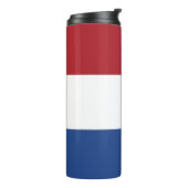 Thermische Tumbler met vlag van Nederland Thermosbeker (Gedraaid links)