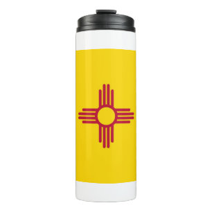 Thermische Tumbler met vlag van New Mexico, Vereni Thermosbeker