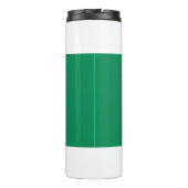 Thermische Tumbler met vlag van Nigeria Thermosbeker (Achterkant)