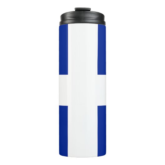 Thermische Tumbler met vlag van Quebec Thermosbeker (Voorkant)