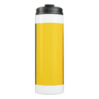 Thermische Tumbler met vlag van Roemenië