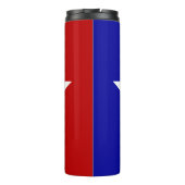 Thermische Tumbler met vlag van San Antonio Thermosbeker (Achterkant)