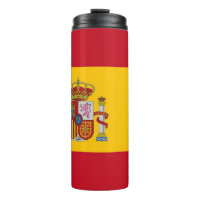 Thermische Tumbler met vlag van Spanje