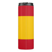 Thermische Tumbler met vlag van Spanje Thermosbeker (Achterkant)
