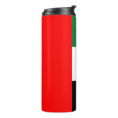 Thermische Tumbler met vlag van VAE Thermosbeker (Gedraaid links)