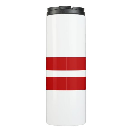 Thermische Tumbler met vlag van Washington DC, Ver Thermosbeker (Achterkant)