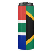 Thermische Tumbler met vlag van Zuid-Afrika Thermosbeker (Achterkant)