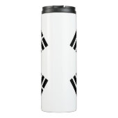 Thermische Tumbler met vlag van Zuid-Korea Thermosbeker (Achterkant)