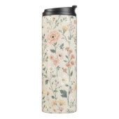 Thermische Tumbler met Wildflowers Thermosbeker (Gedraaid links)