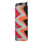 Thermische tumbler met zig Zag patroon Thermosbeker (Gedraaid links)