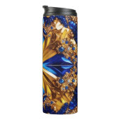 Thermische Tumbler met Zweden Kleuren Thermosbeker (Geroteerd rechts)