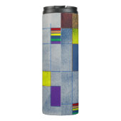Thermische Tumbler MidMod Pride Rainbow Graffiti Thermosbeker (Achterkant)